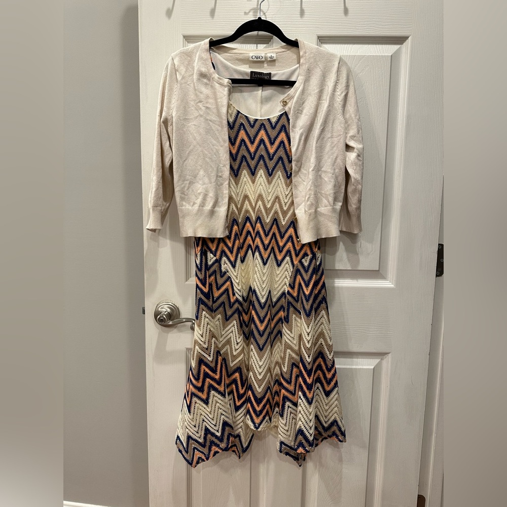 Size small sweater and dress set